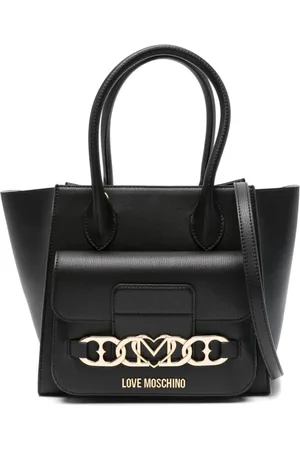 Moschino Handtasche mit Logo-Schriftzug