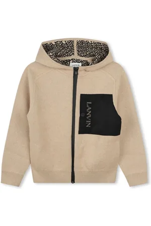 Lanvin Kapuzenjacke mit Logo-Stickerei