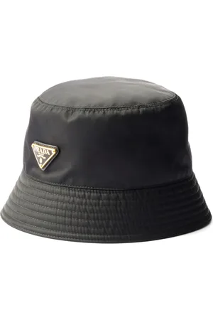 Prada Triangel-Fischerhut mit Logo