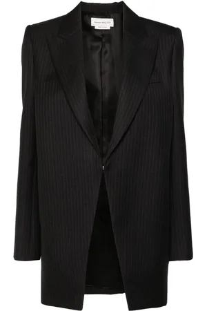 Alexander McQueen Blazer mit Nadelstreifen