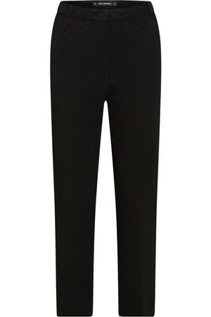 Karl Lagerfeld Hose mit Monogramm-Print