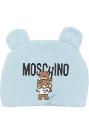 Moschino Beanie mit Logo-Print