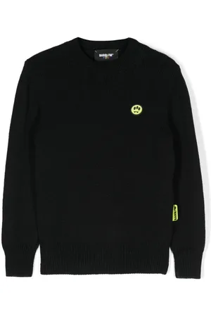 BARROW Pullover mit Logo-Applikation