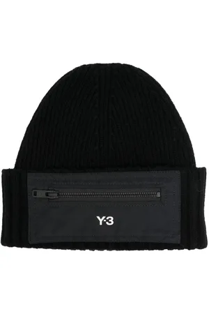 Y-3 Mütze mit Logo-Print