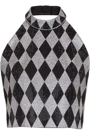 Balmain Cropped-Top mit Print
