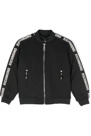 John Richmond Bomberjacke aus Logo-Jacquard