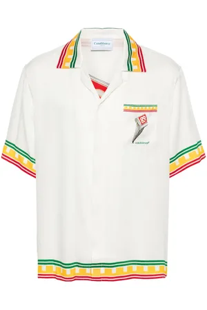 Casablanca Hemd mit Monogrammmuster