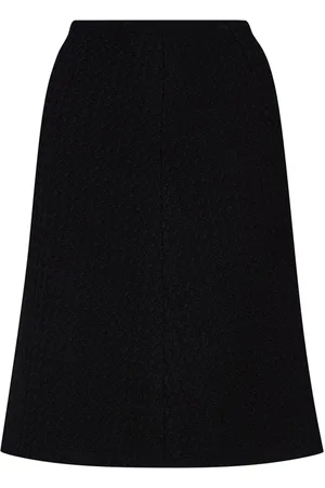 Oscar de la Renta Tweed-Rock aus Wolle
