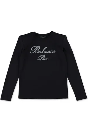 Balmain T-Shirt mit Logo-Verzierung