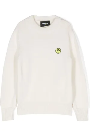 BARROW Pullover mit Logo-Applikation