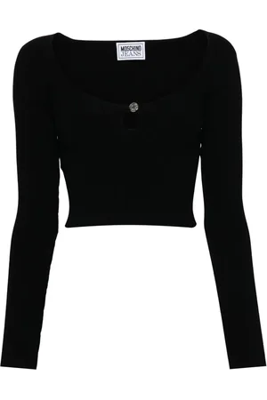 Moschino Geripptes Strickoberteil