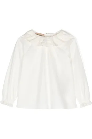 Gucci Bluse mit Wellensaum