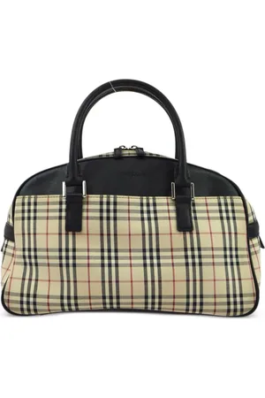 Burberry 1990-2000s Tote Bag mit Karomuster