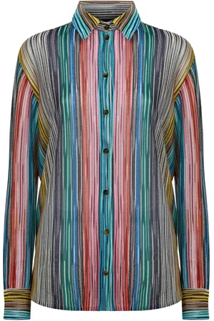 Missoni Geripptes Strickhemd mit Streifen