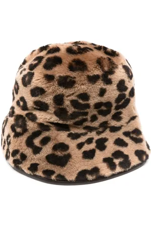 LISKA Fischerhut mit Leoparden-Print