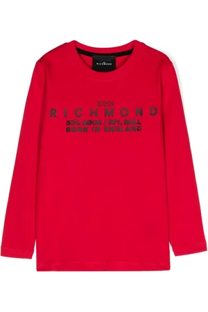 John Richmond T-Shirt mit Logo-Applikation