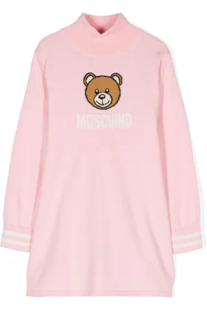 Moschino Kleid mit Intarsien-Logo