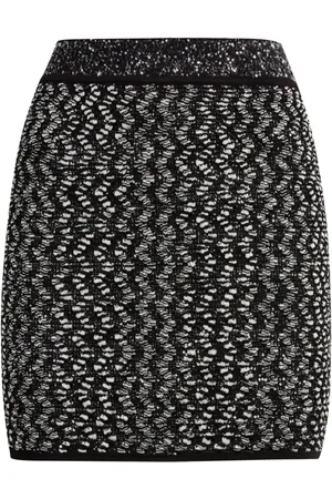 Missoni Minirock aus Lamé mit Zickzackmuster