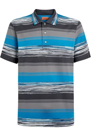 Missoni Poloshirt mit Farbverlauf-Streifen