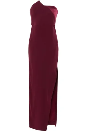 Roland Mouret Asymmetrisches Krepp-Abendkleid