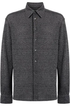 Missoni Geripptes Hemd mit Metallic-Garn