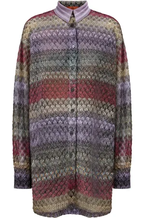 Missoni Gestricktes Lamé-Hemd