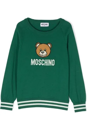 Moschino Sweatshirt mit Intarsien-Logo