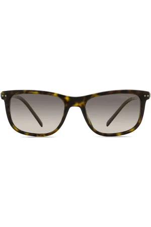 Prada Eckige Sonnenbrille mit Logo-Print