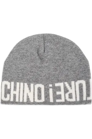 Moschino Beanie mit Intarsien-Logo