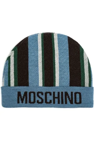 Moschino Beanie mit Logo-Intarsie