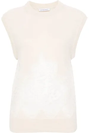 Viktor & Rolf Spencer Pullunder mit Spitzendetail