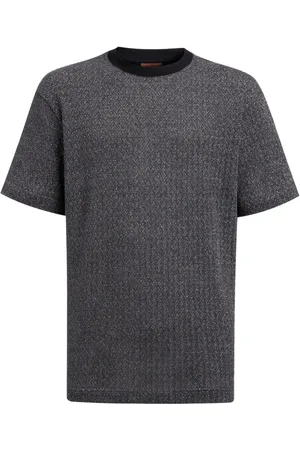 Missoni Lamé-T-Shirt mit Zickzackmuster