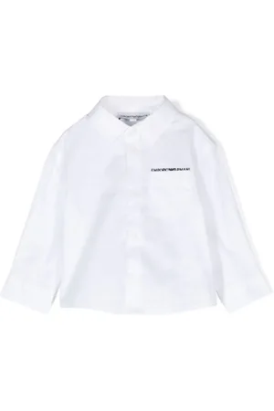 Emporio Armani Hemd mit Logo-Stickerei