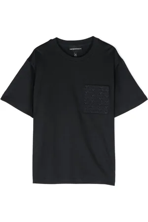 Emporio Armani T-Shirt mit Logo-Stickerei
