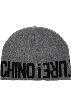 Moschino Beanie mit Intarsien-Logo