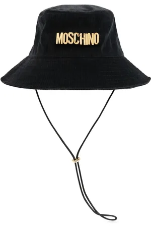 Moschino Fischerhut mit Logo-Schild
