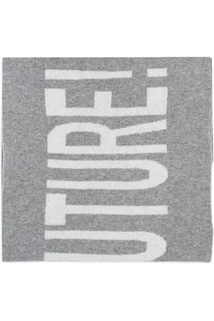 Moschino Schal mit Logo-Intarsie