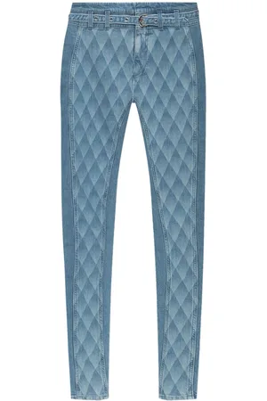 Balmain Skinny-Jeans mit geometrischem Print