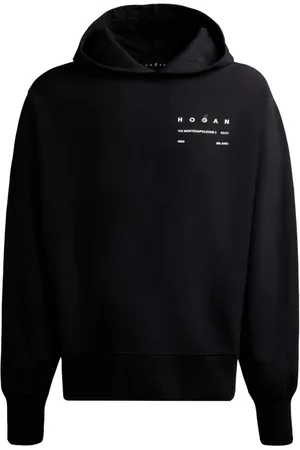 Hogan Hoodie mit Logo-Print