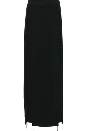 Vetements Bestickter Jersey-Maxirock