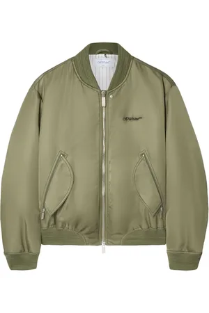 OFF-WHITE Bomberjacke mit Logo-Stickerei