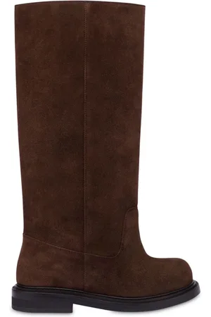 Moschino Kniehohe Wildlederstiefel