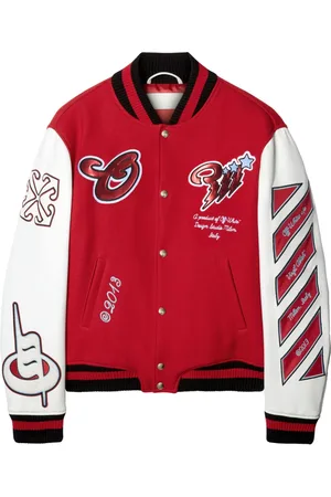 OFF-WHITE Bomberjacke im Patchwork-Look