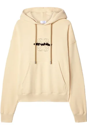 OFF-WHITE Hoodie mit beflocktem Logo