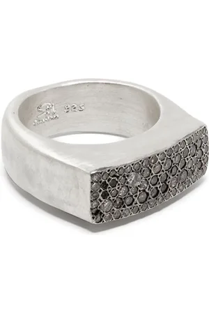 ROSA MARIA Siegelring aus Sterlingsilber mit Diamant