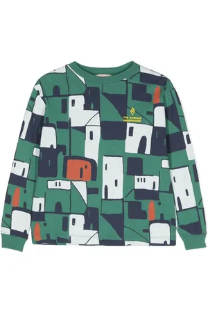 The Animals Observatory The Houses T-Shirt mit Logo-Stickerei