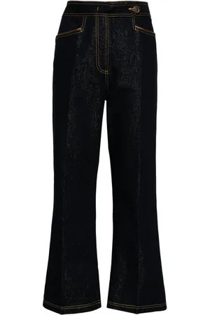 Etro Cropped-Jeans mit Pegaso-Knöpfen