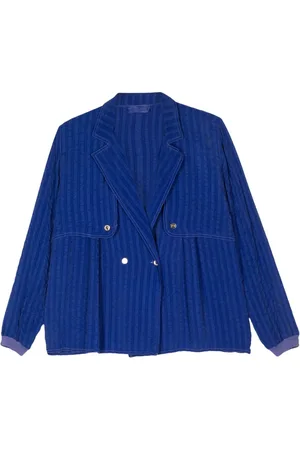 VALENTINO GARAVANI 1980s Seersucker-Jacke