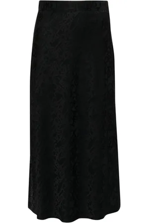 Elisabetta Franchi Jacquard-Midirock mit Schriftzug
