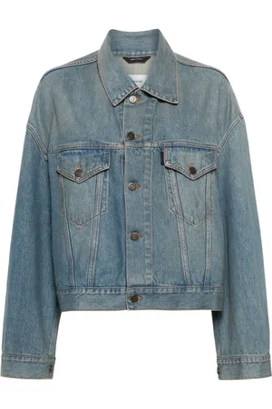 haikure Ausgeblichene Jeansjacke